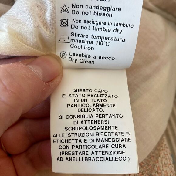 Seventy Florence Italy ladylike chic blazer w/ ribbon bow, pearls, and chains - Picture 10 of 13